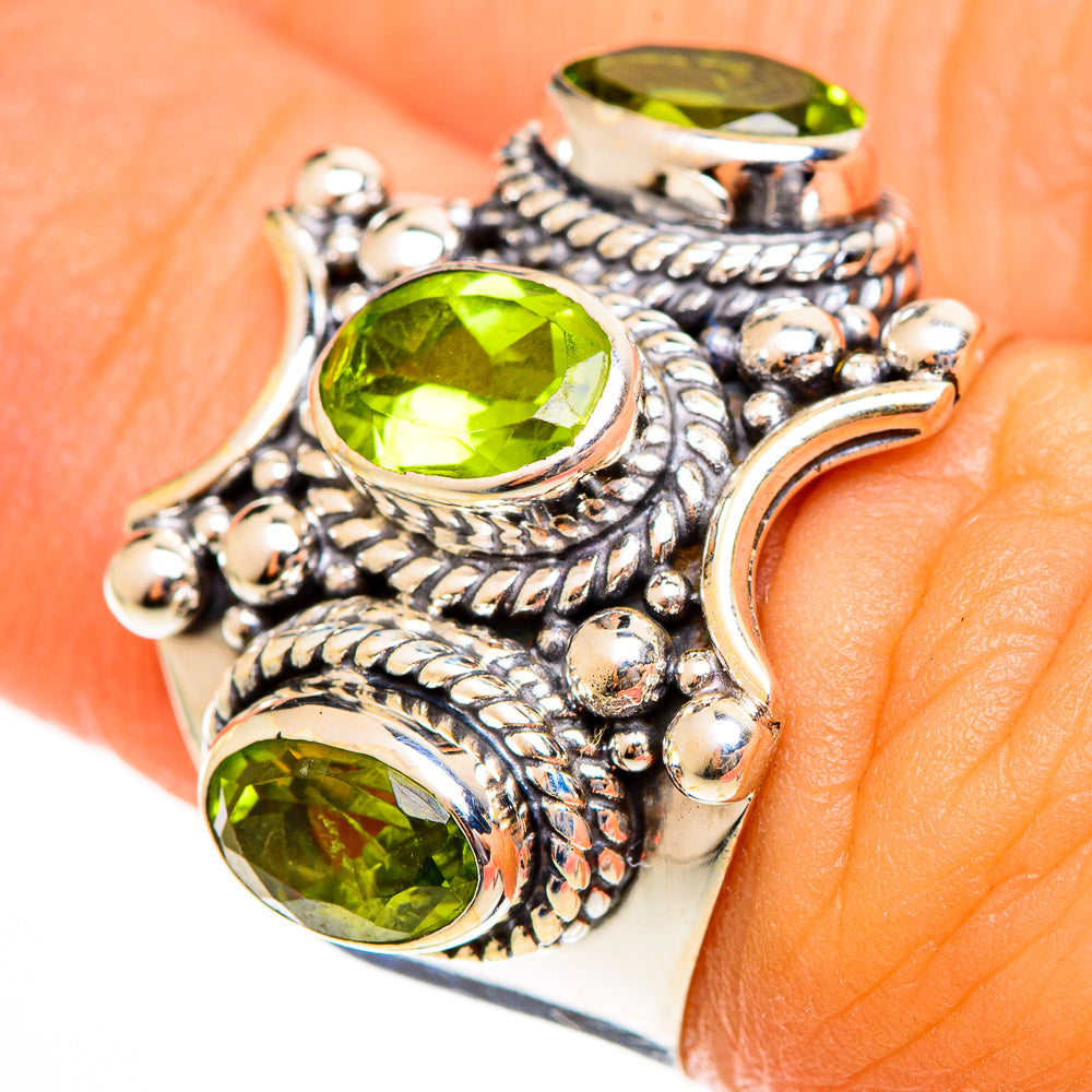 Peridot Rings handcrafted by Ana Silver Co - RING113404