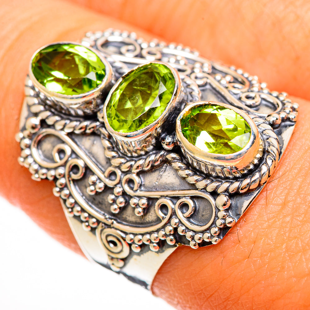 Peridot Rings handcrafted by Ana Silver Co - RING113406