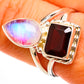 Pink Moonstone Rings handcrafted by Ana Silver Co - RING113421