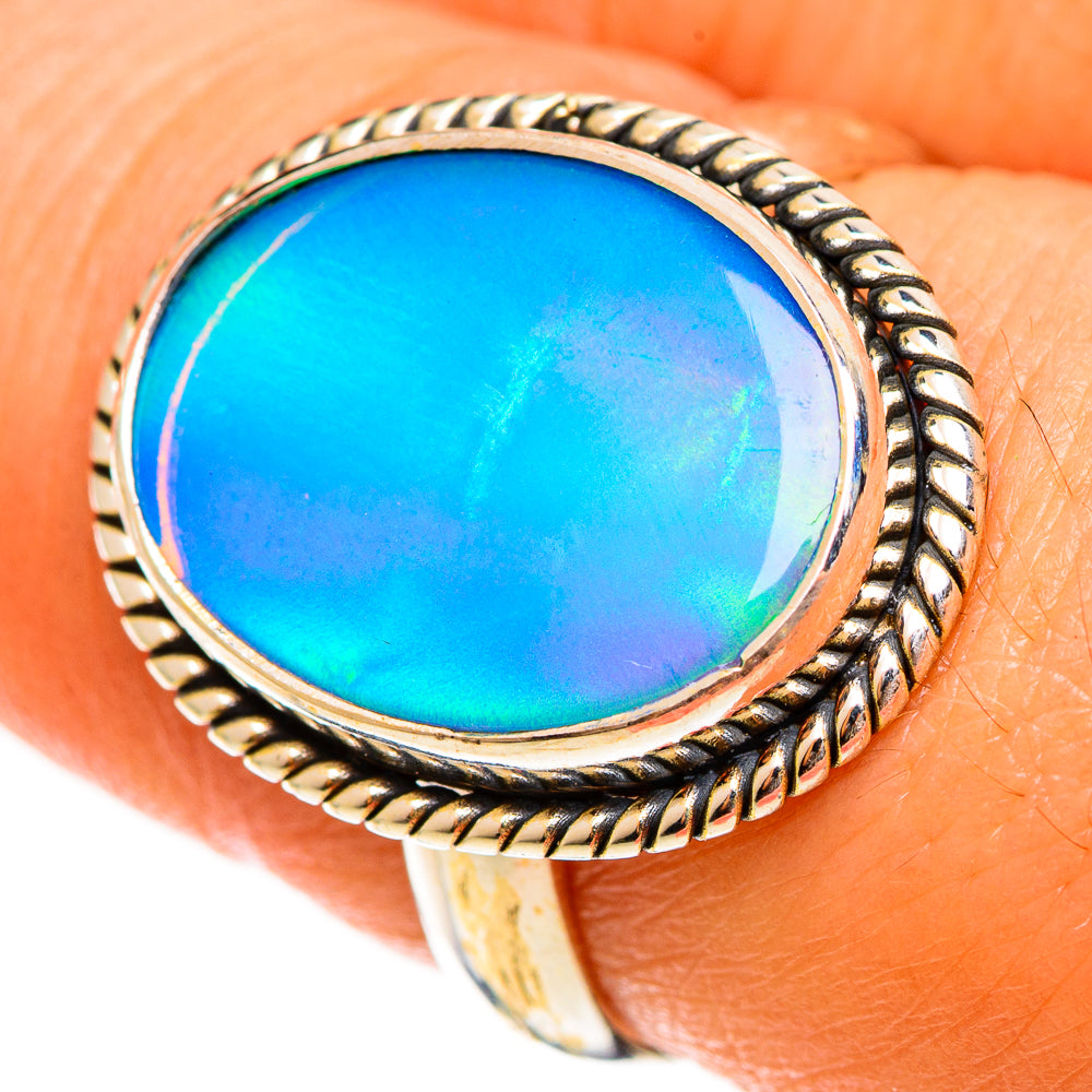Aura Opal Rings handcrafted by Ana Silver Co - RING113423