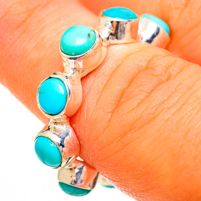Chrysocolla Rings handcrafted by Ana Silver Co - RING113426