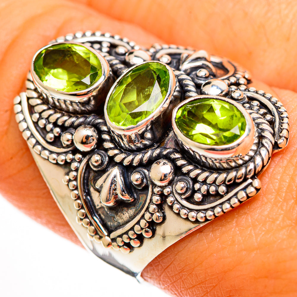 Peridot Rings handcrafted by Ana Silver Co - RING113428