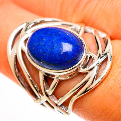 Lapis Lazuli Rings handcrafted by Ana Silver Co - RING113448