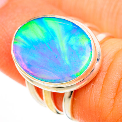 Aura Opal Rings handcrafted by Ana Silver Co - RING113463