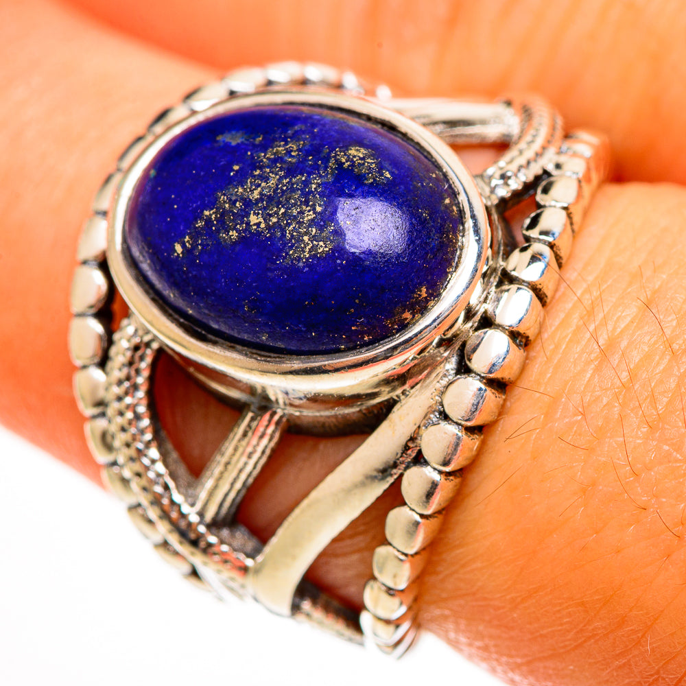Lapis Lazuli Rings handcrafted by Ana Silver Co - RING113466