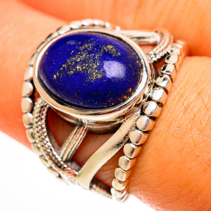 Lapis Lazuli Rings handcrafted by Ana Silver Co - RING113466