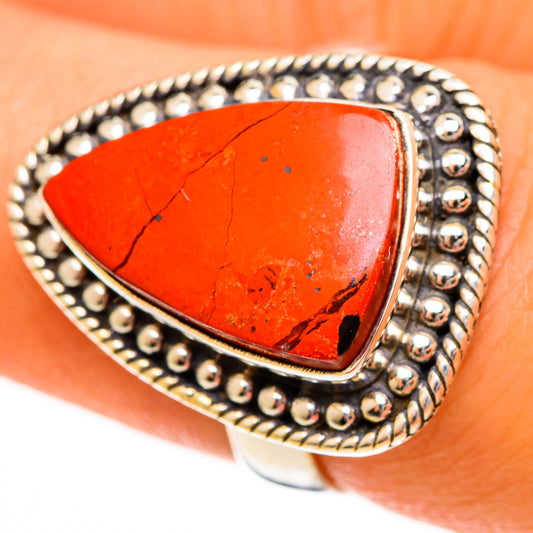 Red Jasper Rings handcrafted by Ana Silver Co - RING113472
