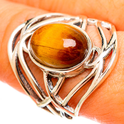 Tiger Eye Rings handcrafted by Ana Silver Co - RING113489