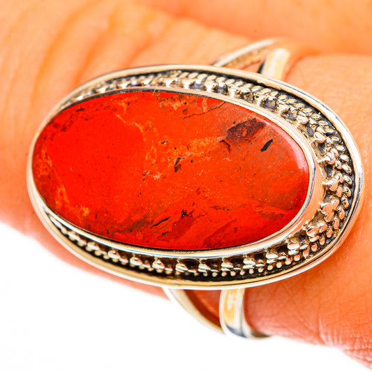 Red Jasper Rings handcrafted by Ana Silver Co - RING113490