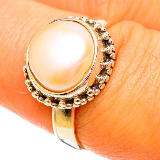 Cultured Pearl Rings handcrafted by Ana Silver Co - RING113492