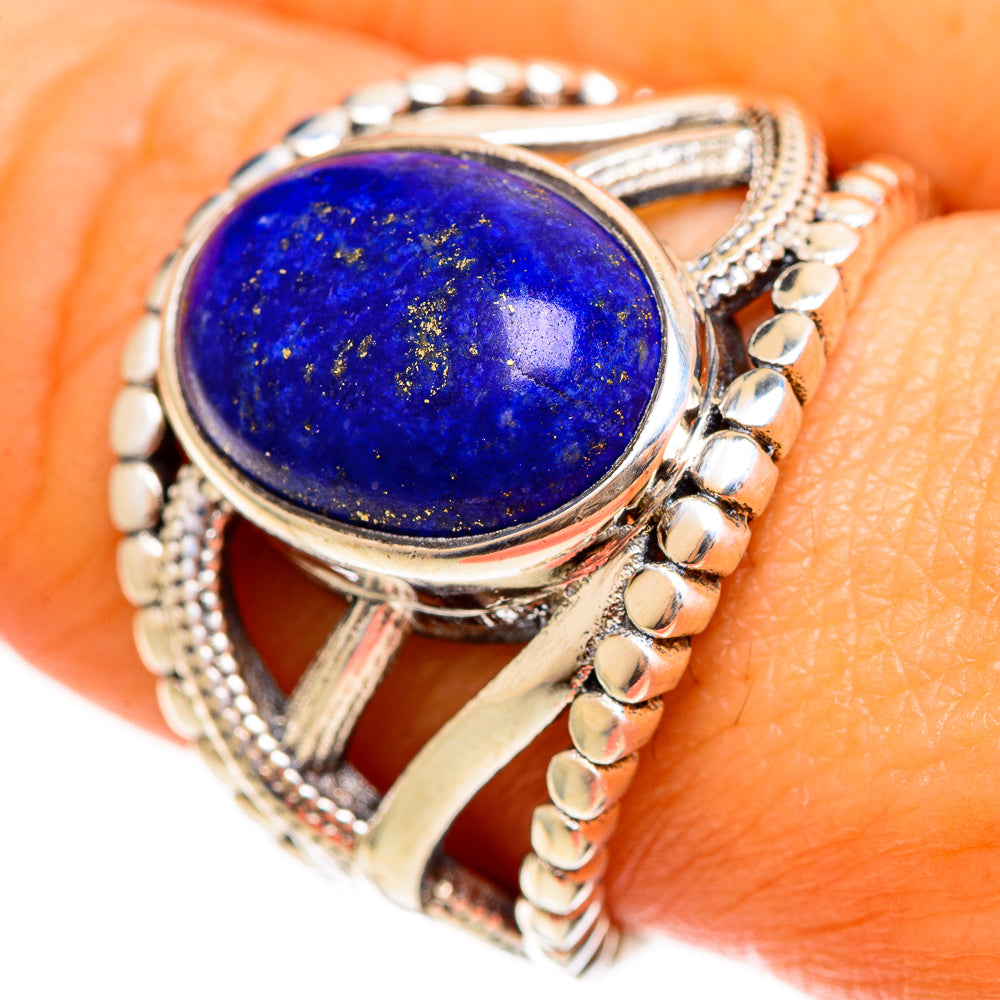 Lapis Lazuli Rings handcrafted by Ana Silver Co - RING113495