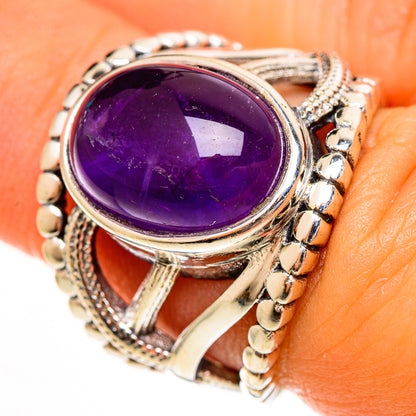 Amethyst Rings handcrafted by Ana Silver Co - RING113504