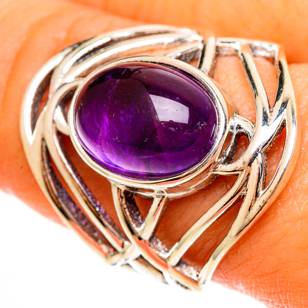 Amethyst Rings handcrafted by Ana Silver Co - RING113507