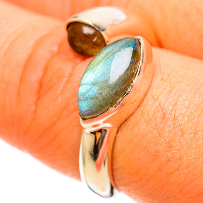 Labradorite Rings handcrafted by Ana Silver Co - RING113512