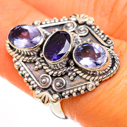 Violet Spinel Rings handcrafted by Ana Silver Co - RING113520