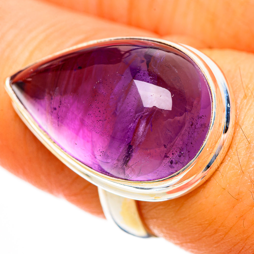 Amethyst Rings handcrafted by Ana Silver Co - RING113521