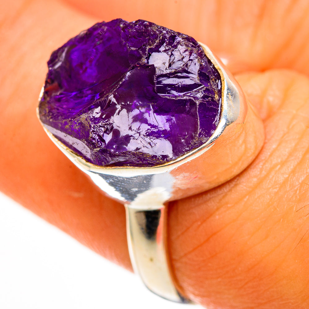 Amethyst Rings handcrafted by Ana Silver Co - RING113522