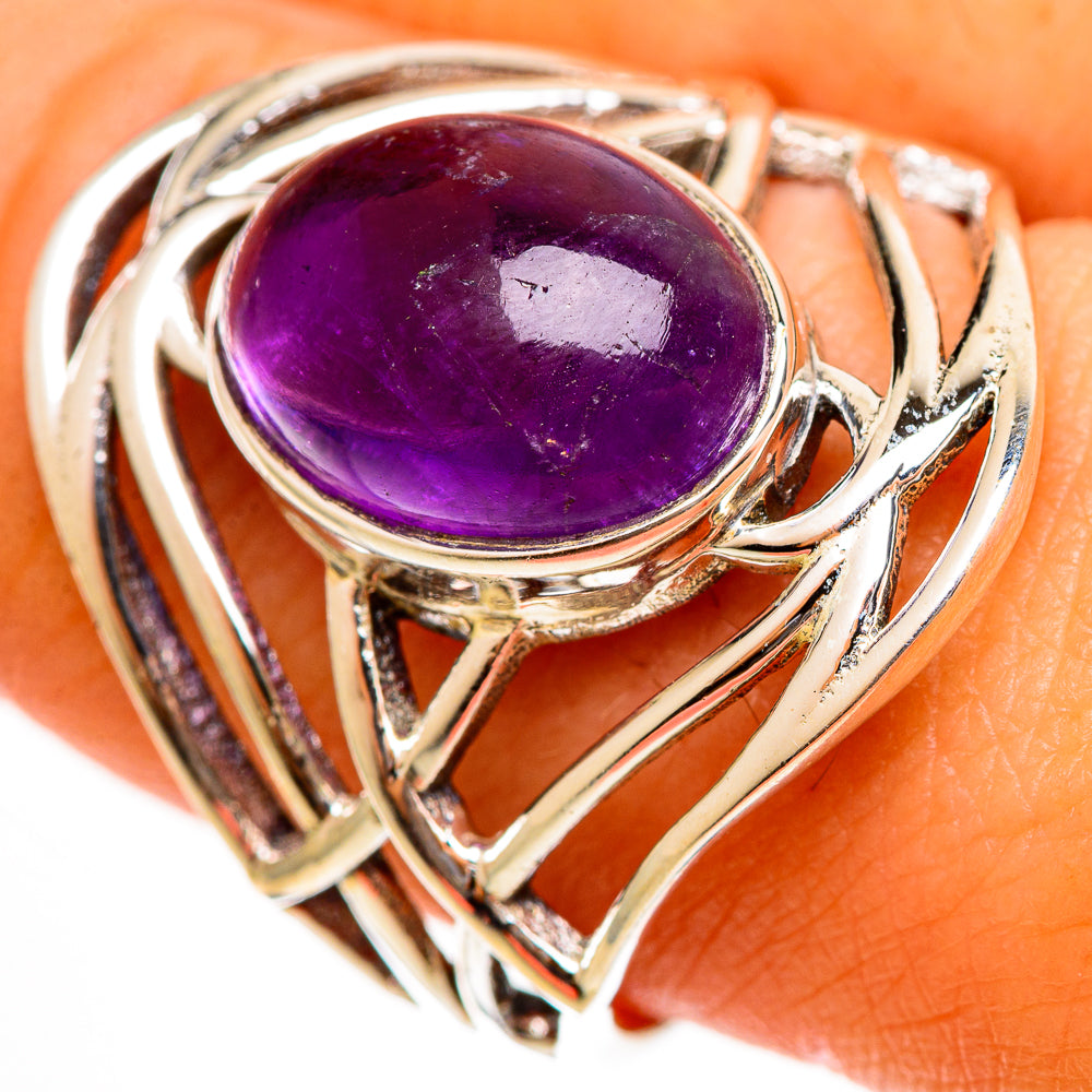 Amethyst Rings handcrafted by Ana Silver Co - RING113531