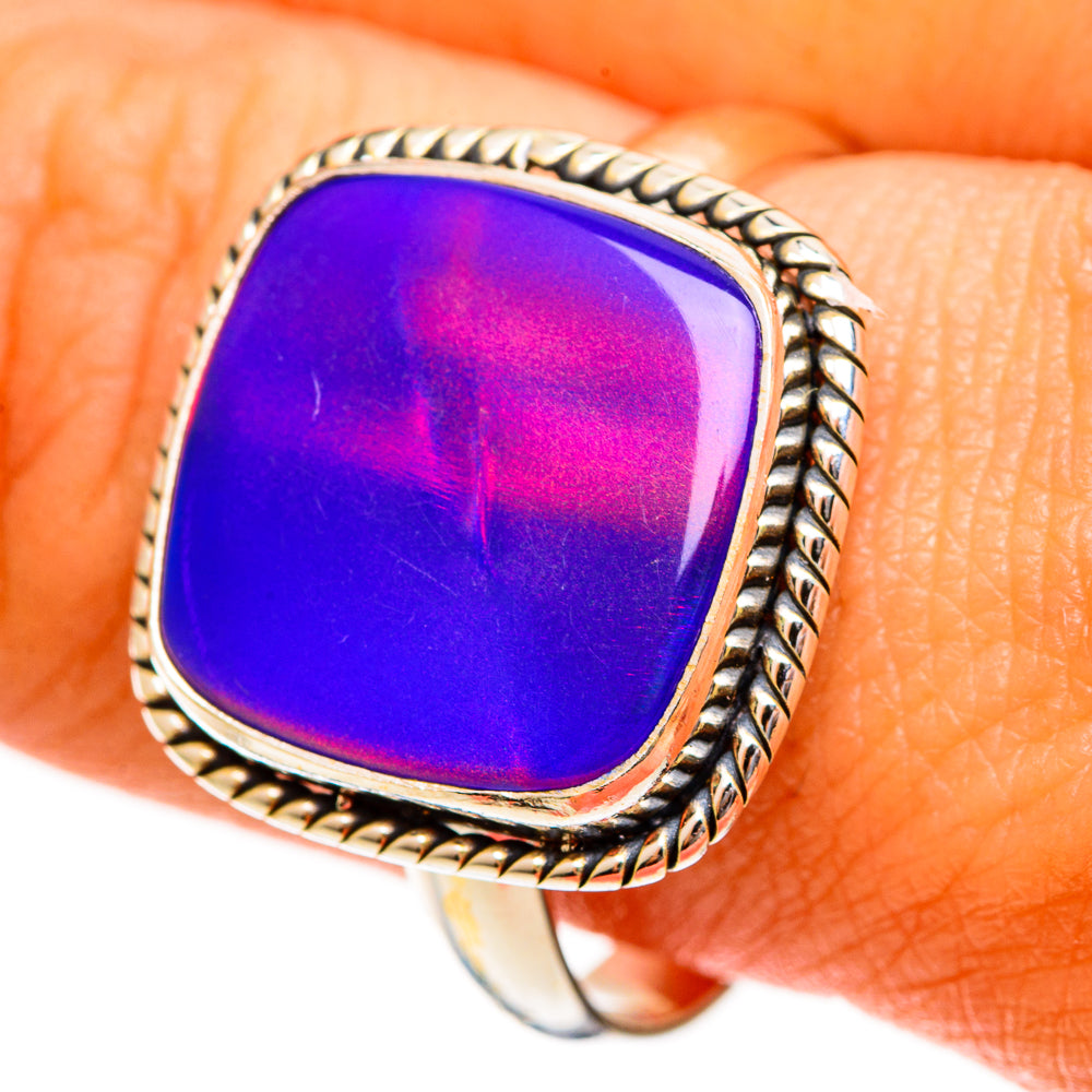 Aura Opal Rings handcrafted by Ana Silver Co - RING113532