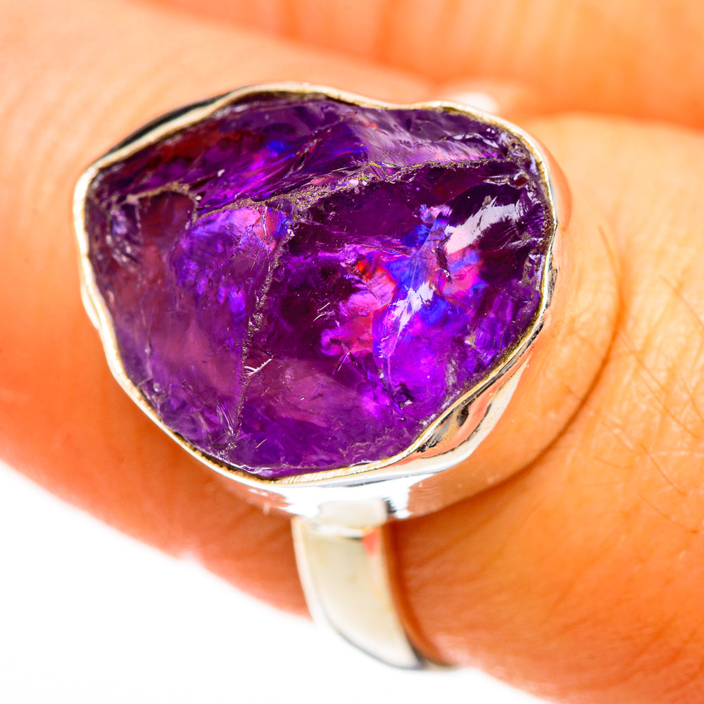 Amethyst Rings handcrafted by Ana Silver Co - RING113533