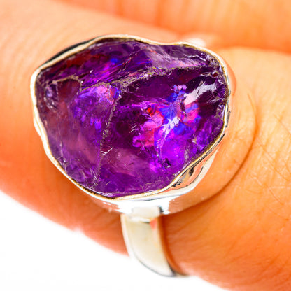 Amethyst Rings handcrafted by Ana Silver Co - RING113533