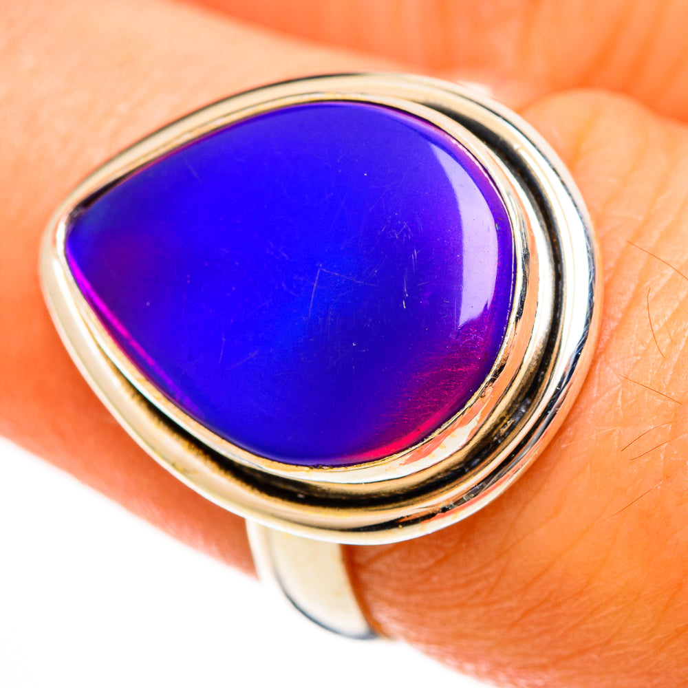 Aura Opal Rings handcrafted by Ana Silver Co - RING113543