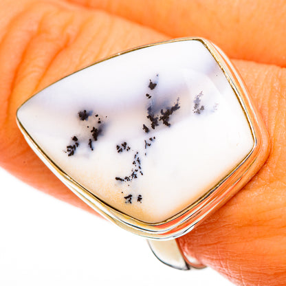 Dendritic Opal Rings handcrafted by Ana Silver Co - RING113581