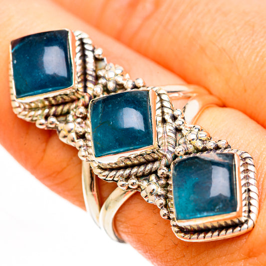 Green Fluorite Rings handcrafted by Ana Silver Co - RING113588