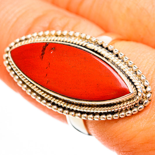 Red Jasper Rings handcrafted by Ana Silver Co - RING113631