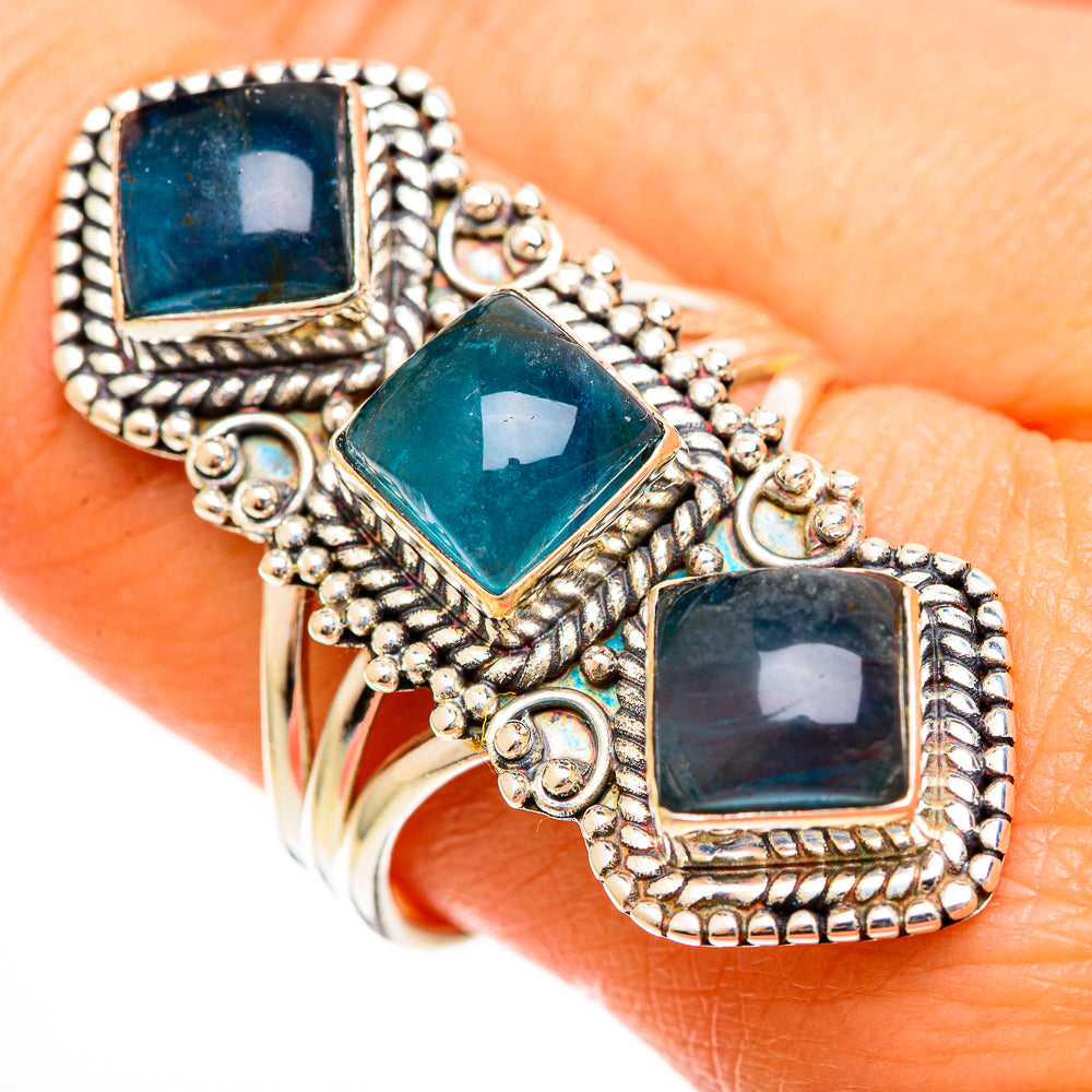 Green Fluorite Rings handcrafted by Ana Silver Co - RING113648