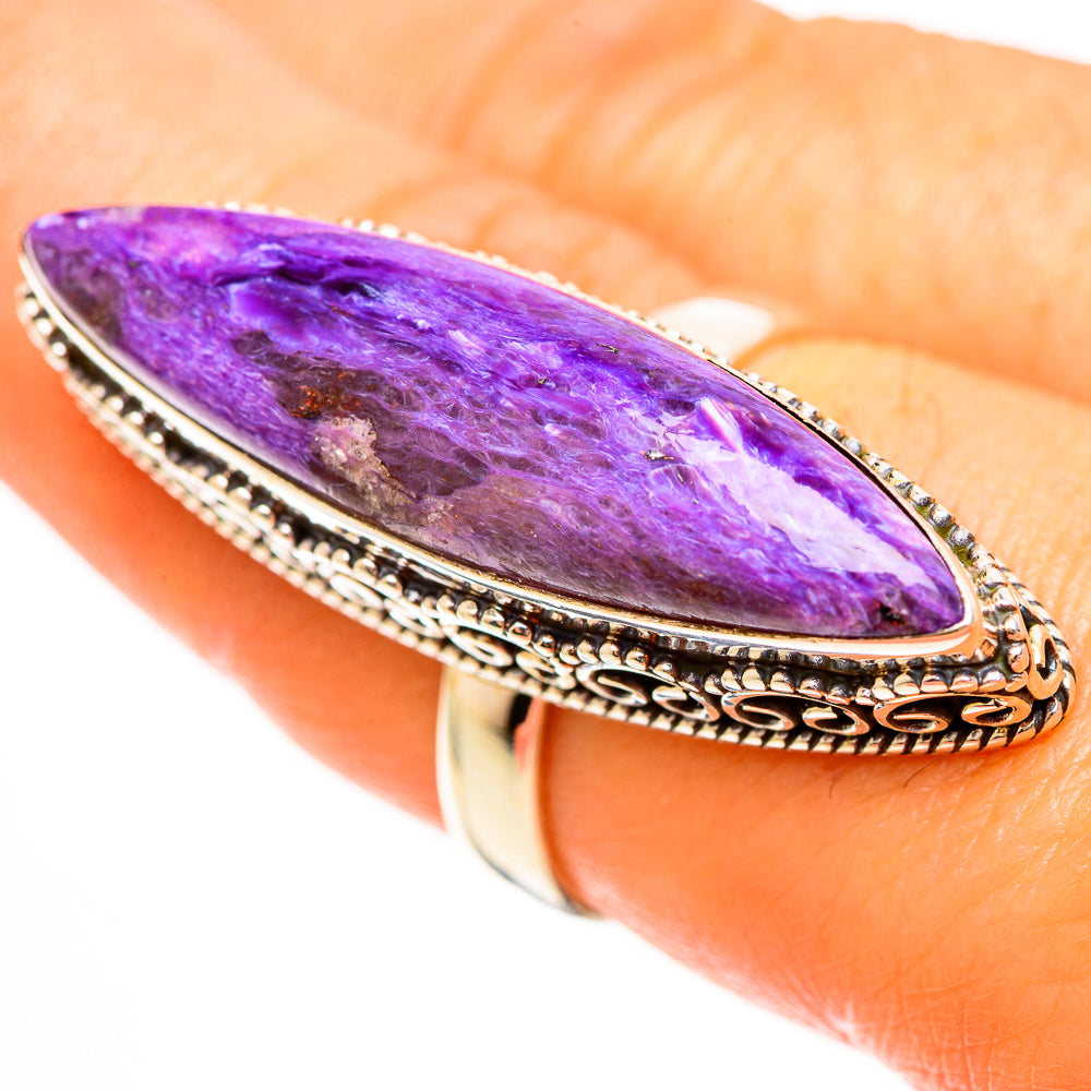 Charoite Rings handcrafted by Ana Silver Co - RING113665
