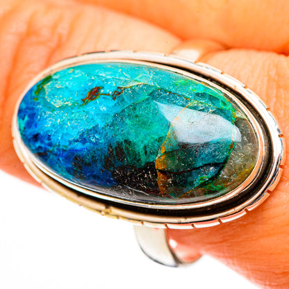Chrysocolla Rings handcrafted by Ana Silver Co - RING113668