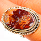 Crazy Lace Agate Rings handcrafted by Ana Silver Co - RING113675