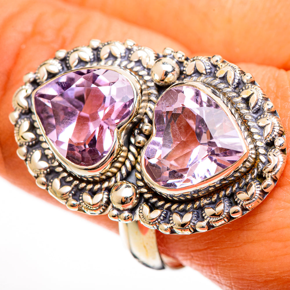 Kunzite Rings handcrafted by Ana Silver Co - RING113678
