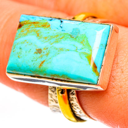 Chrysocolla Rings handcrafted by Ana Silver Co - RING113686