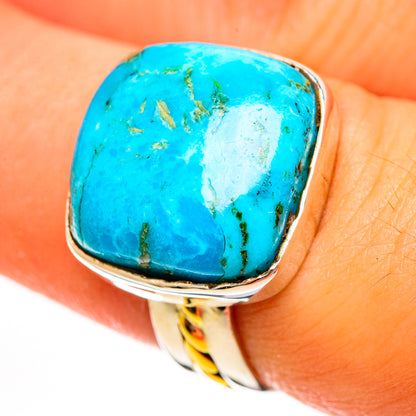 Chrysocolla Rings handcrafted by Ana Silver Co - RING113691