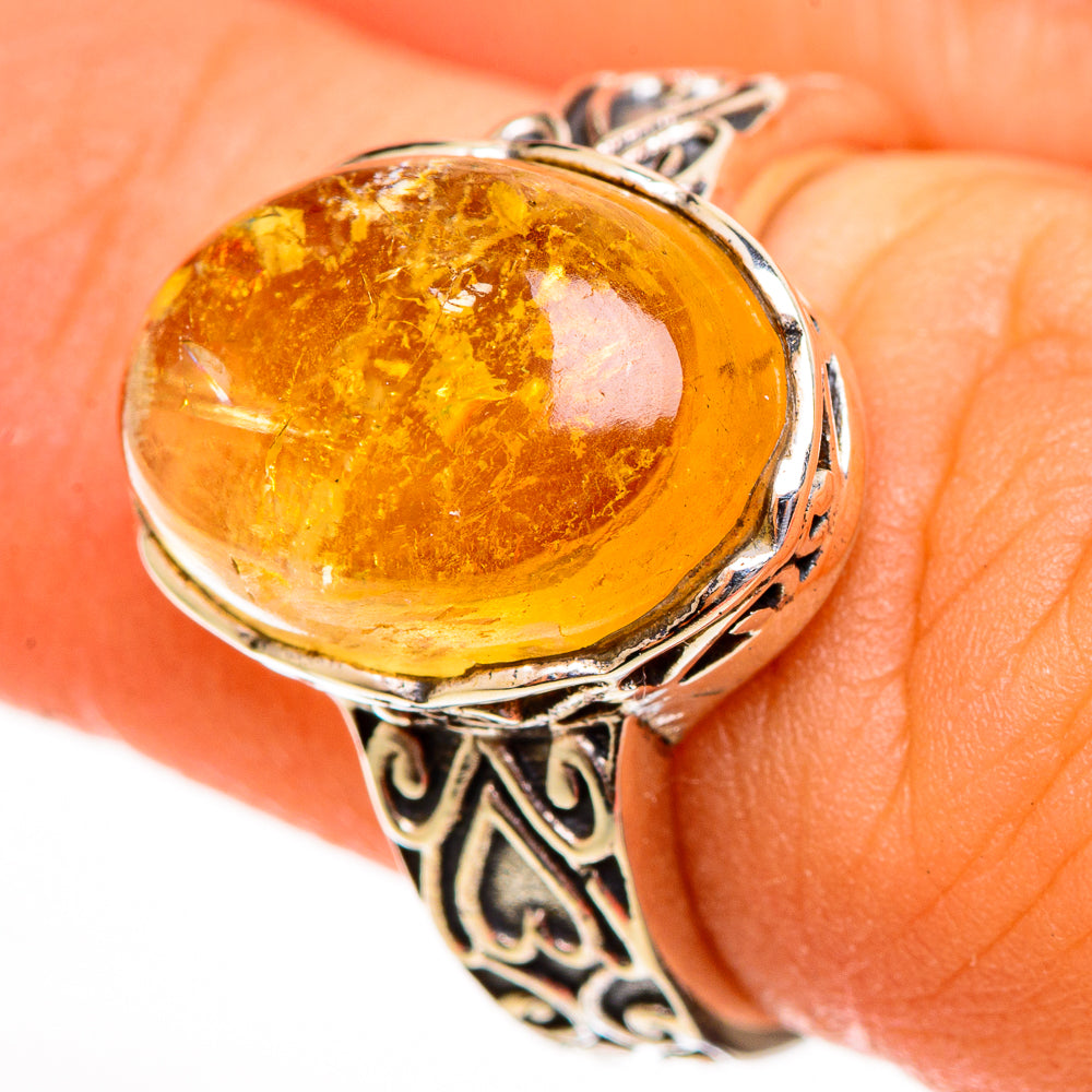Citrine Rings handcrafted by Ana Silver Co - RING113699