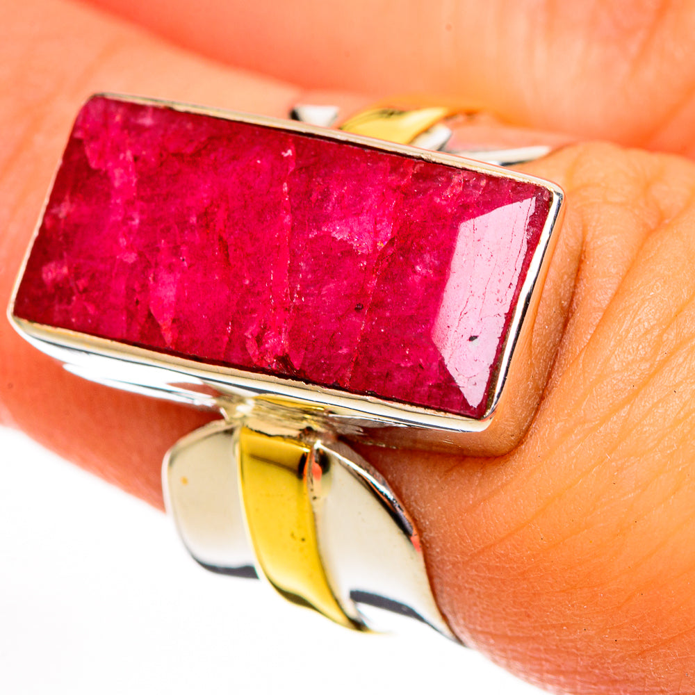 Red Sillimanite Rings handcrafted by Ana Silver Co - RING113701