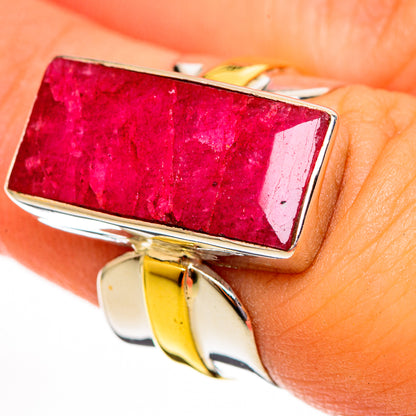 Red Sillimanite Rings handcrafted by Ana Silver Co - RING113701