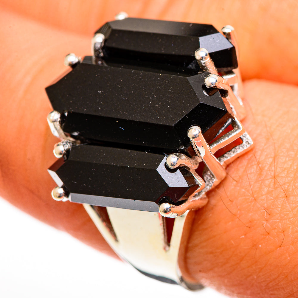 Black Onyx Rings handcrafted by Ana Silver Co - RING113708
