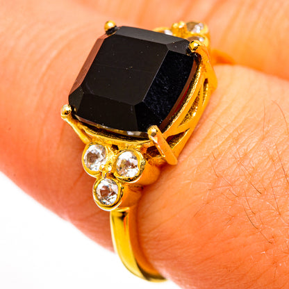 Black Onyx Rings handcrafted by Ana Silver Co - RING113709