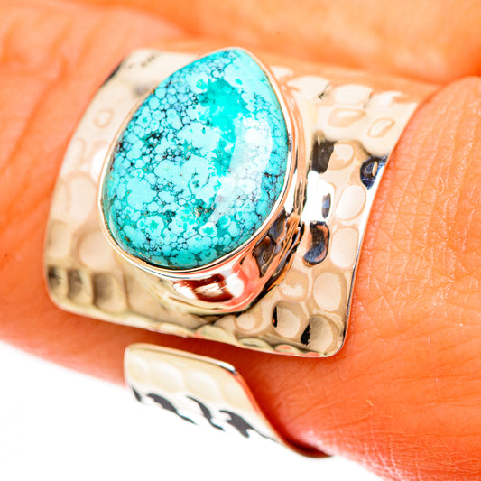Turquoise Rings handcrafted by Ana Silver Co - RING113720