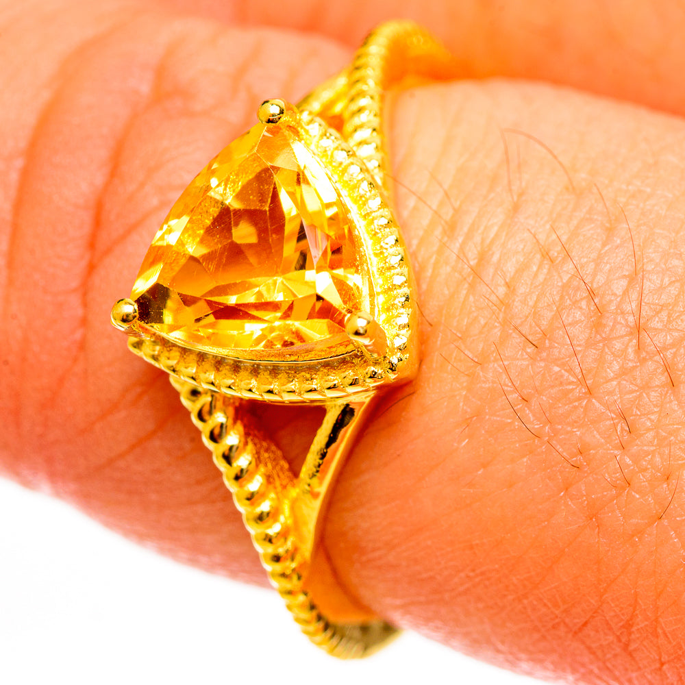 Citrine Rings handcrafted by Ana Silver Co - RING113731