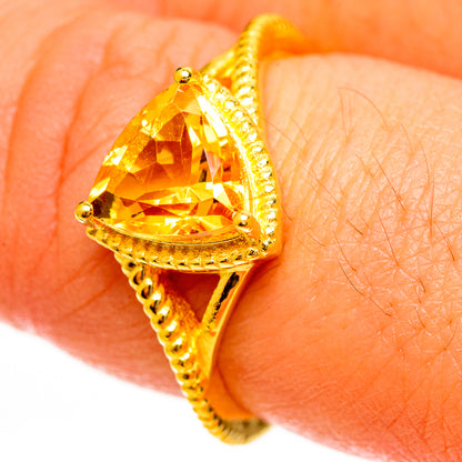 Citrine Rings handcrafted by Ana Silver Co - RING113731