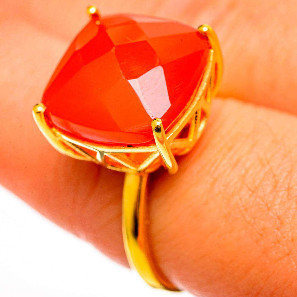 Carnelian Rings handcrafted by Ana Silver Co - RING113732