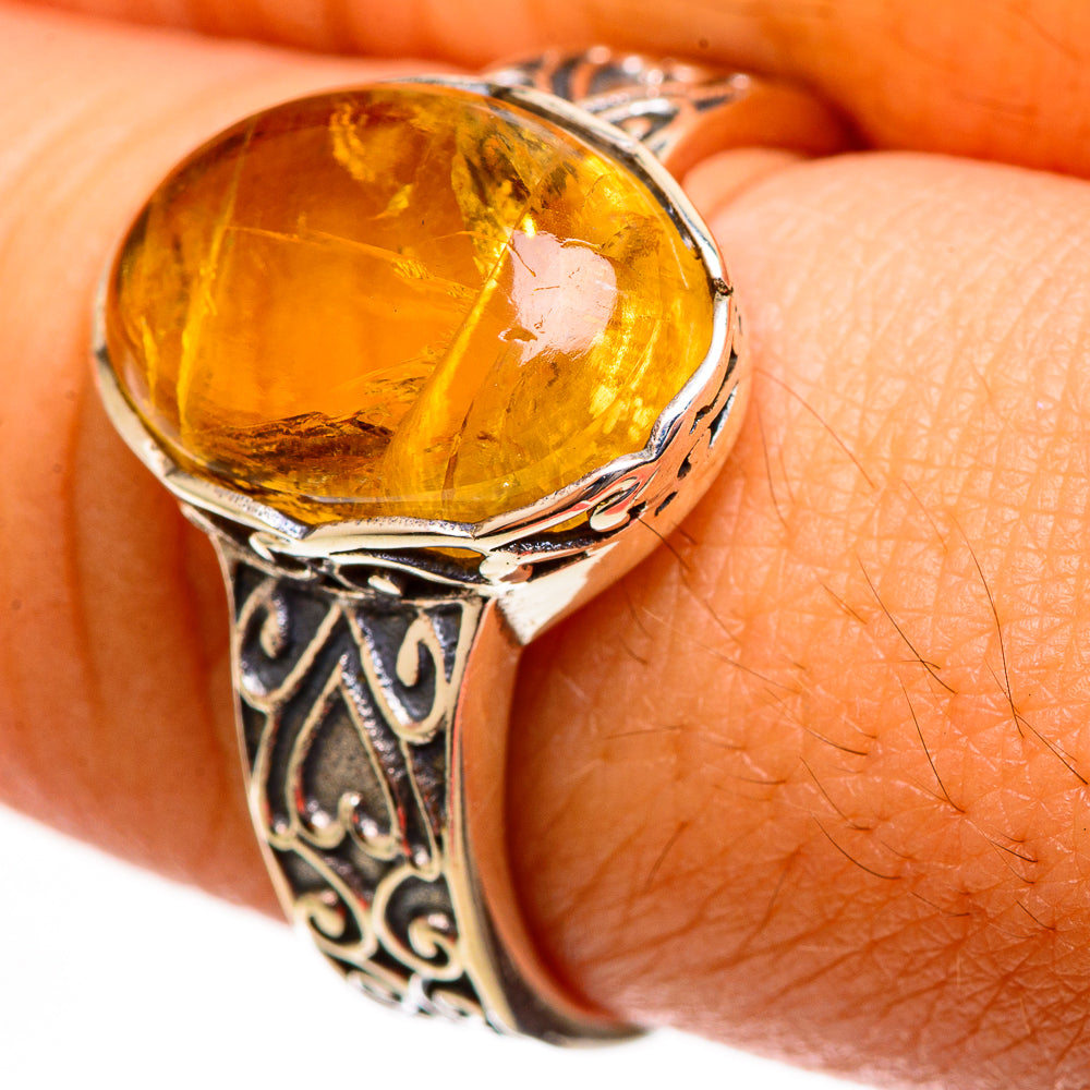 Citrine Rings handcrafted by Ana Silver Co - RING113734