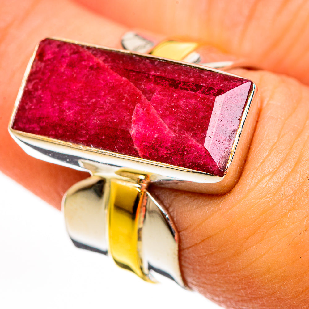 Red Sillimanite Rings handcrafted by Ana Silver Co - RING113736