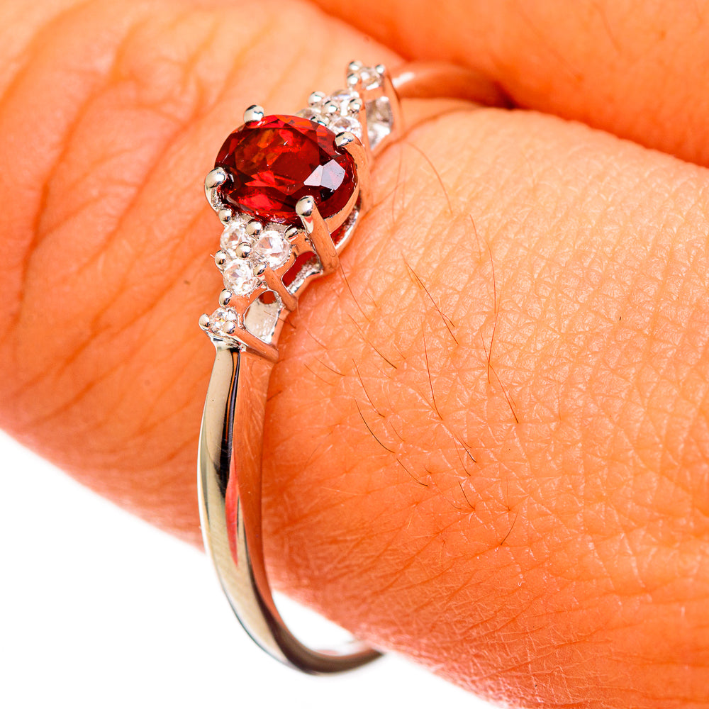 Garnet Rings handcrafted by Ana Silver Co - RING113738