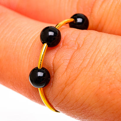 Black Onyx Rings handcrafted by Ana Silver Co - RING113744