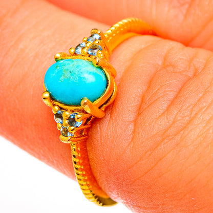 Chrysocolla Rings handcrafted by Ana Silver Co - RING113752